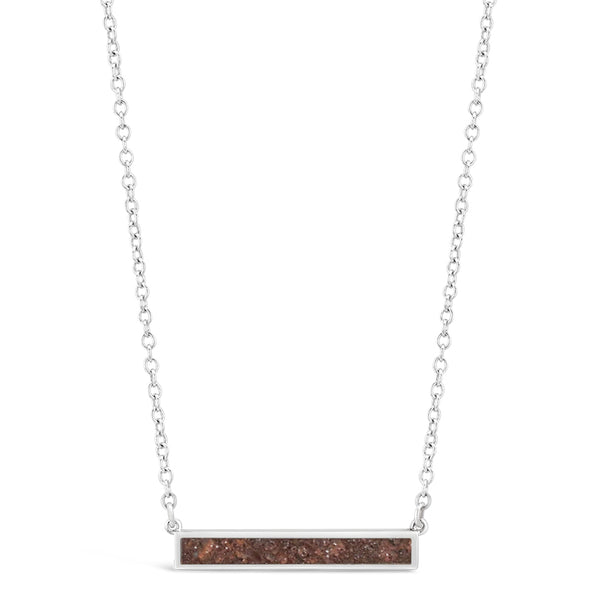 El Retiro Sideways Dune Bar Necklace