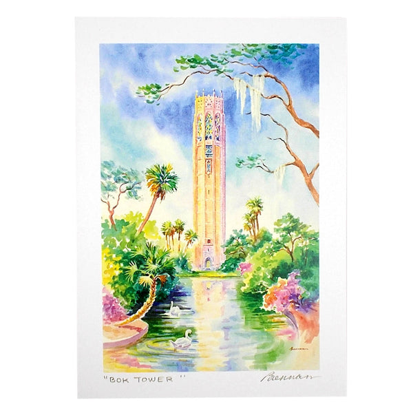 Bok Tower Watercolor Greeting Cards