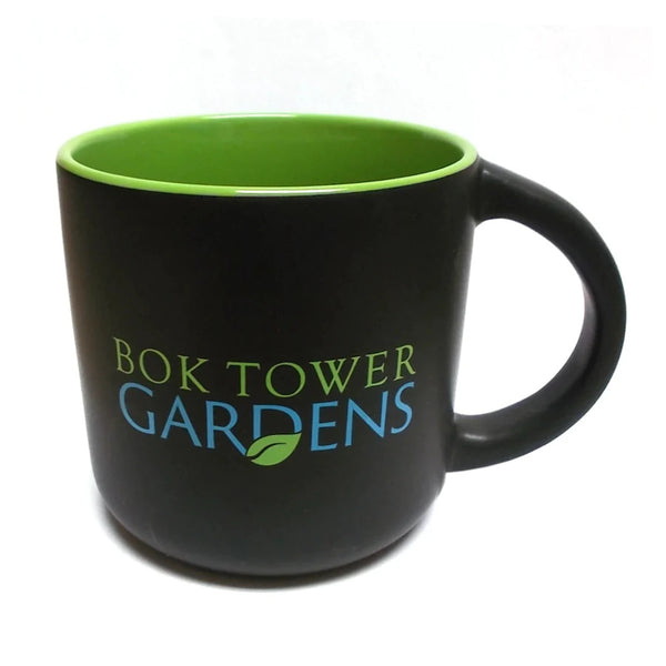 Bok Tower Matte Black Mugs