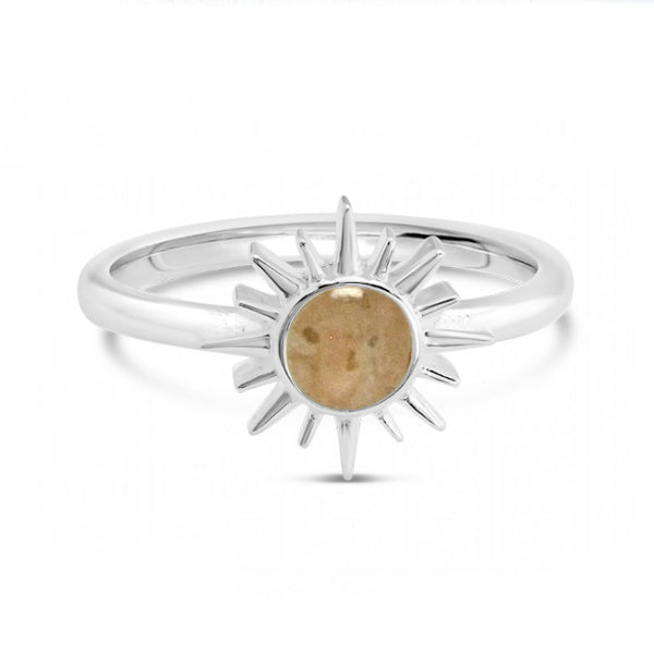 Delicate Sunburst Ring